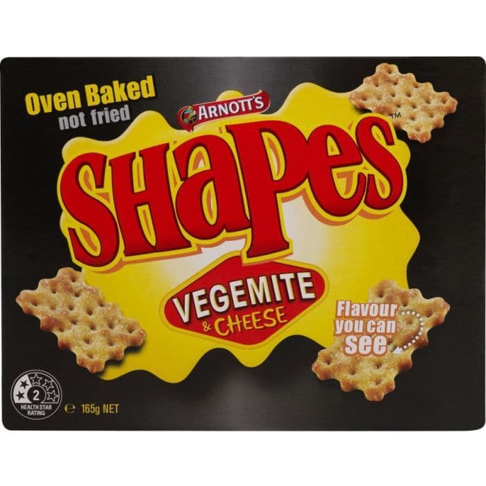 Arnotts Shapes Vegemite & Cheese (165g) ( Australia )