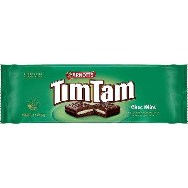 Arnotts Tim Tam - Choc Mint (160g)  ( Australia )