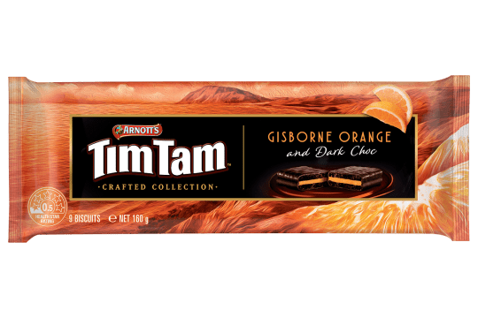 Arnotts Tim Tam Crafted Collection - Gisborne Orange Dark Choc (160g) ( Australia )