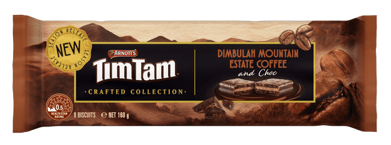 Arnotts Tim Tam New Crafted Collection - Dimbulah Mountain Estate Coffee & Choc  ( Australia )