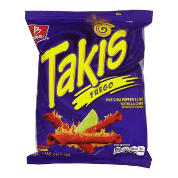 Barcel Takis Fuego Hot Chilli Pepper & Lime 113g ( US )