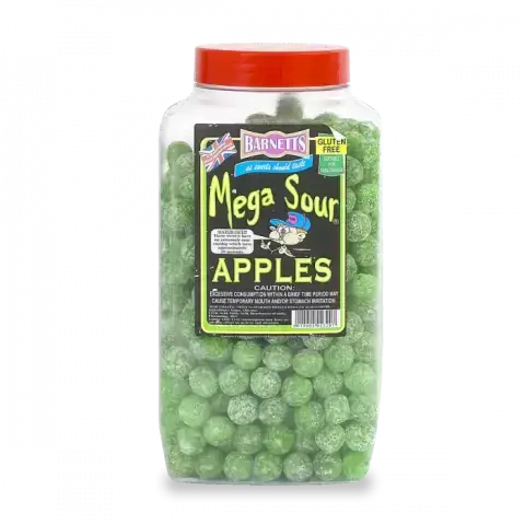 Barnett's Mega Sour Apple 100g (UK)