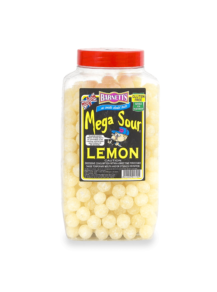 Barnett's Mega Sour Lemon 100g (UK)
