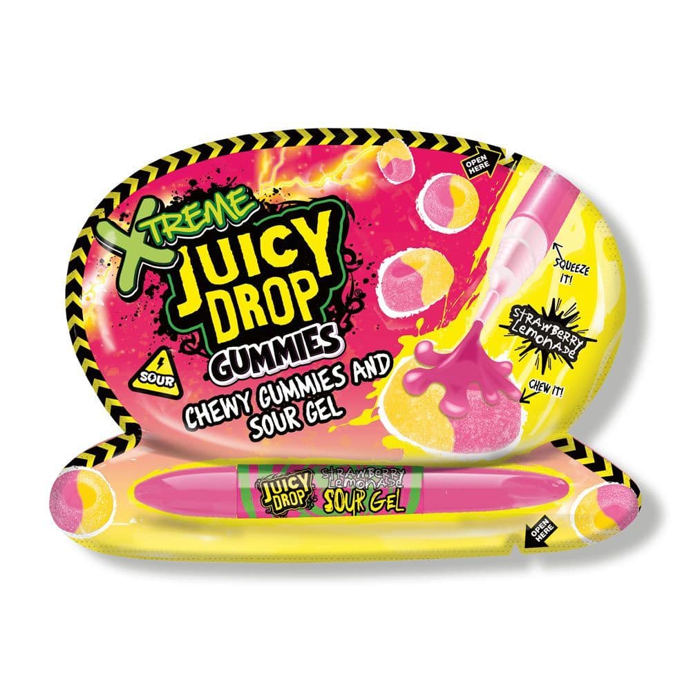 Bazooka Xtreme Juicy Drop Gummies & Sour Gel ( UK )