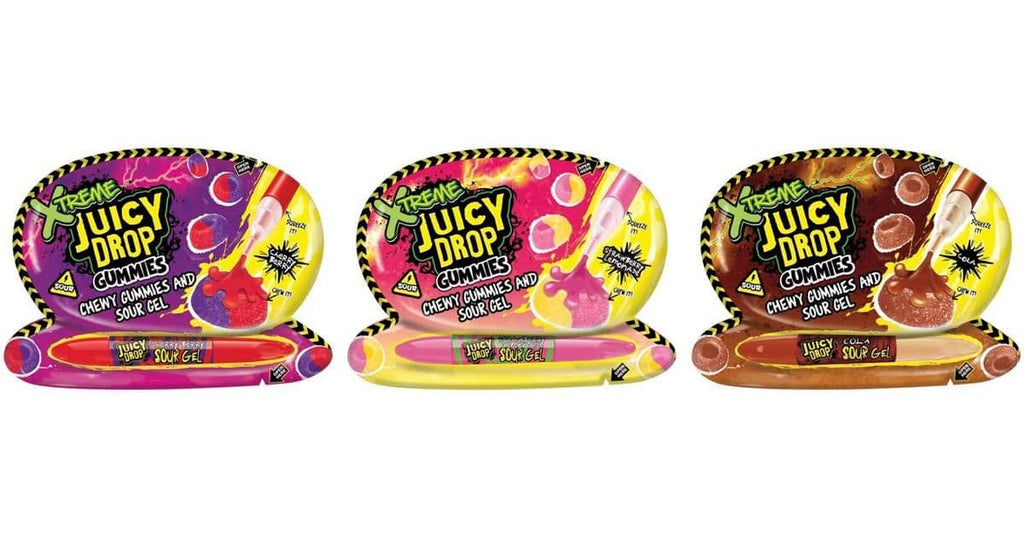 Bazooka Xtreme Juicy Drop Gummies & Sour Gel ( UK )