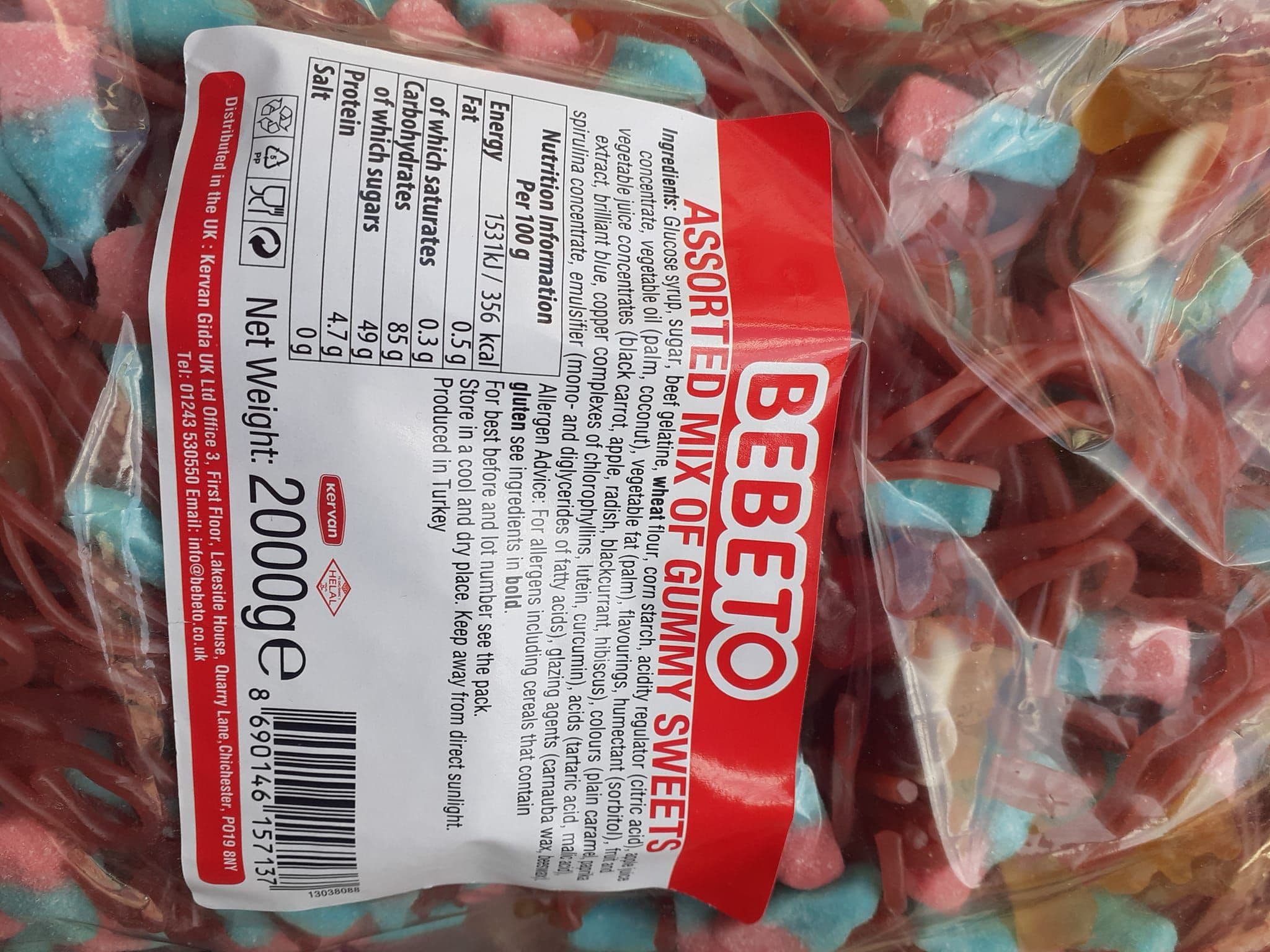 Bebeto Assorted Gummy Mix  ( Turkey )