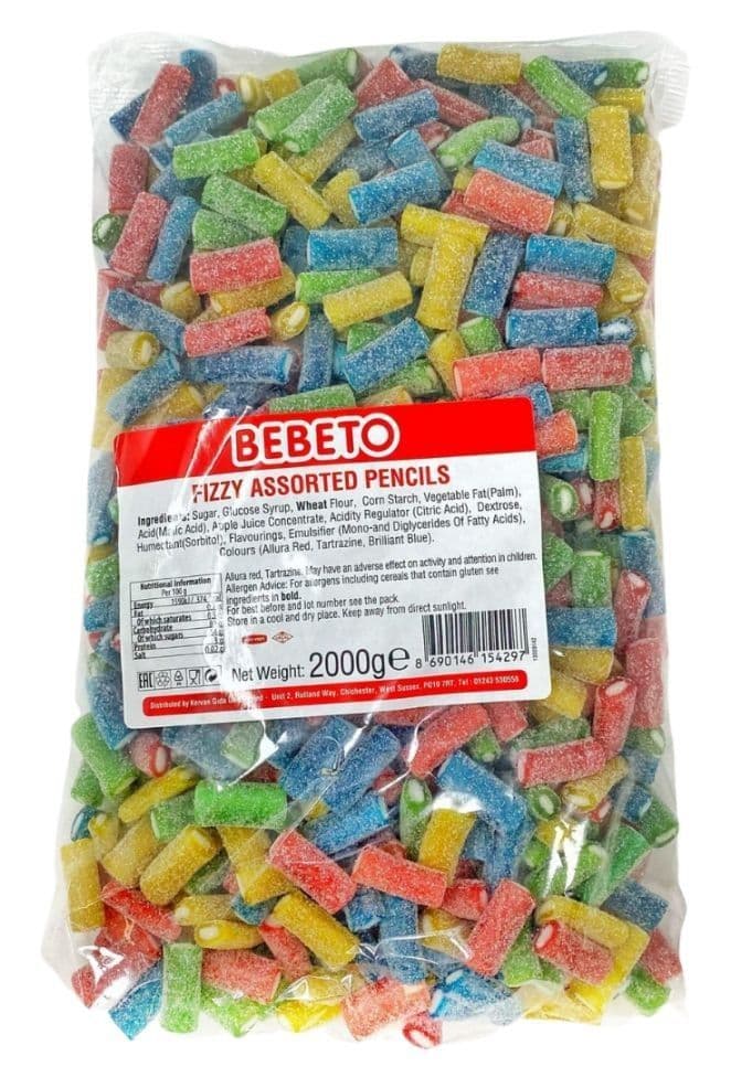 Bebeto  Fizzy Assorted Pencils ( Turkey )