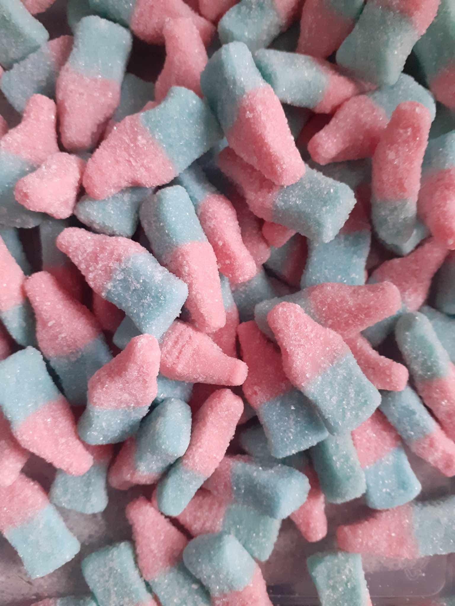 Bebeto Fizzy Blue Bottles 100g  ( Turkey )