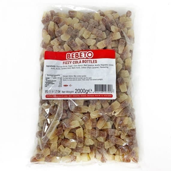 Bebeto Fizzy Cola Bottle  100g  ( Turkey )