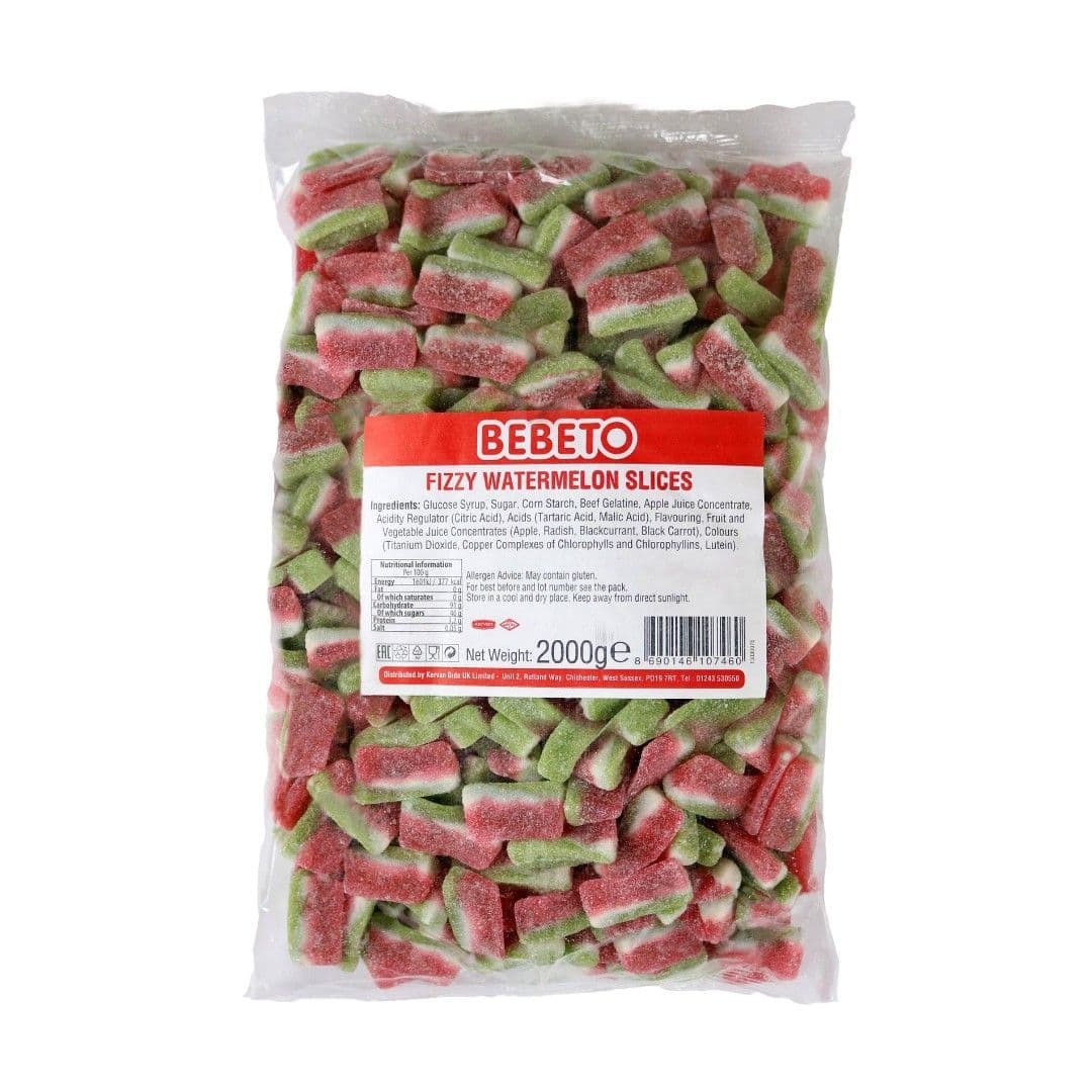 Bebeto Fizzy Watermelons 100g  ( Turkey )