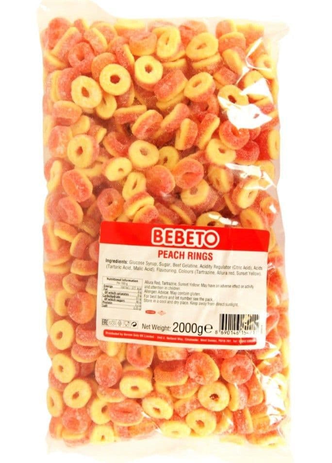 Bebeto Mini Peach Rings ( Turkey )