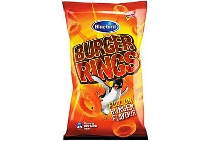 Bluebird Burger Rings (120g) ( New Zealand )
