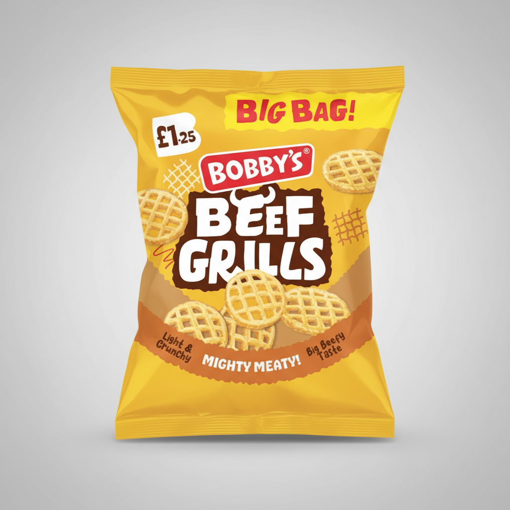 Bobby's Beef Grills  £1.25 Bag (UK)