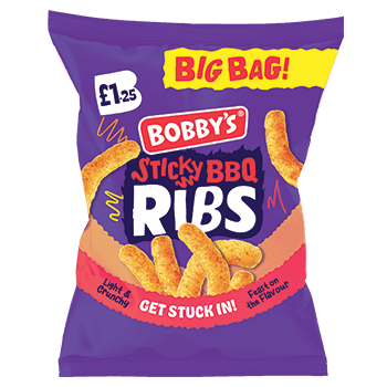 Bobby's Sticky BBQ Ribs  Bag  (UK )