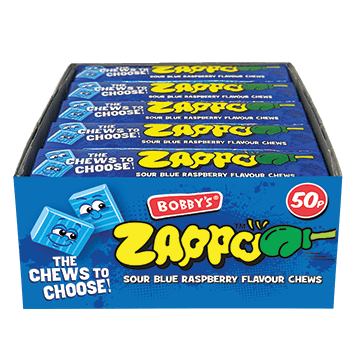 Bobby's Zappo Sour Blue Raspberry   ( UK )