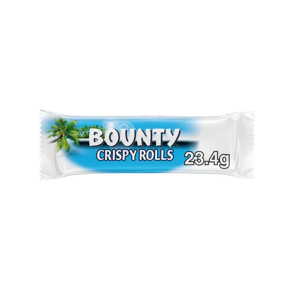Bounty Milk Chocolate & Coconut Crispy Rolls 23.4g ( UK )