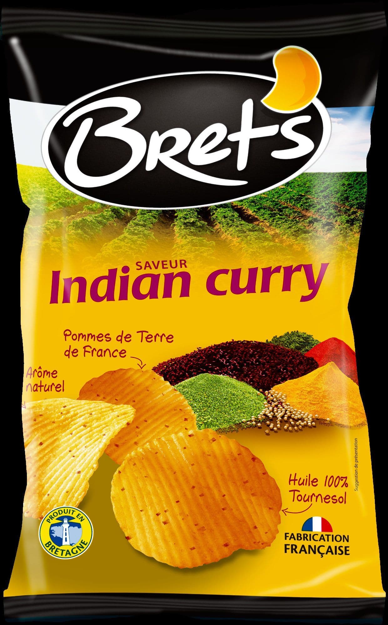 Brets Crisp Indian Curry 125g  ( France )
