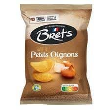 Brets Small Onion Chips  125g  ( France )