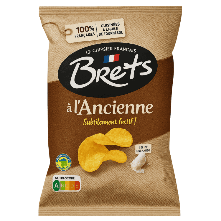 Brets The Old style crisp ( Ancienne ) 125g ( France )