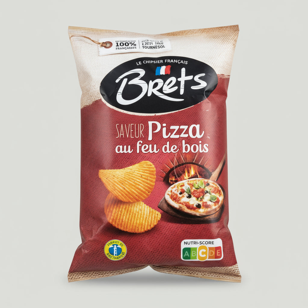Brets Pizza Crisps 125g ( France )