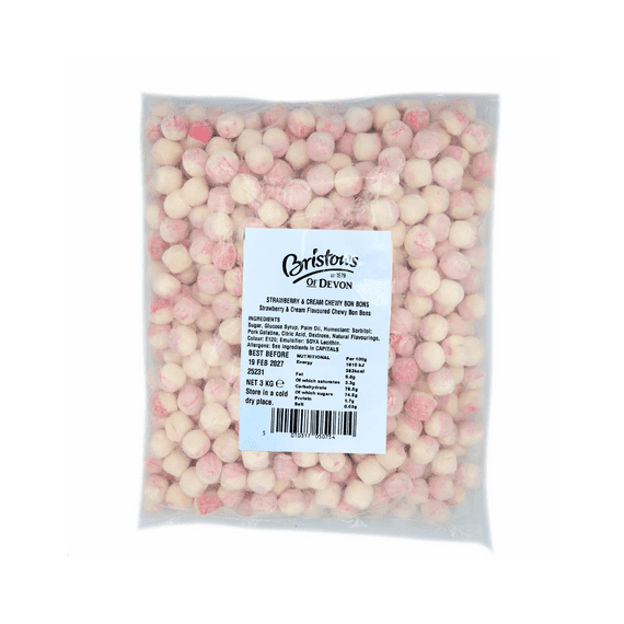 Bristows Chewy Strawberry & Cream Bon Bons  (UK)