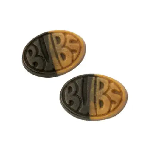 Bubs Vegan Salt Liquorice and Toffee Caramel Foam Ovals  (  Sweden )