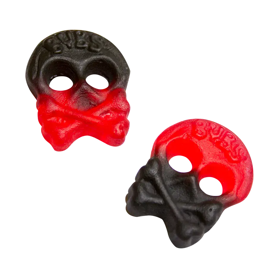 Bubs Vegan Small Raspberry Skulls ( Sweden )