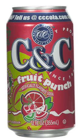 C&C Soda Fruit Punch 355ml (US)