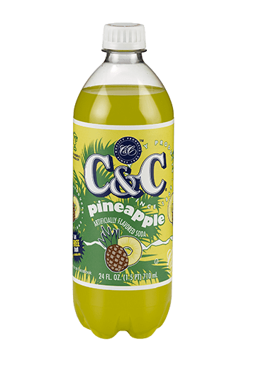 C&C Soda Pineapple 710ml (US)