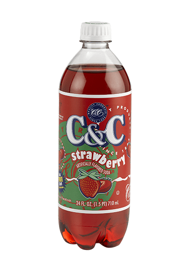 C&C Soda Strawberry 710ml  (US)