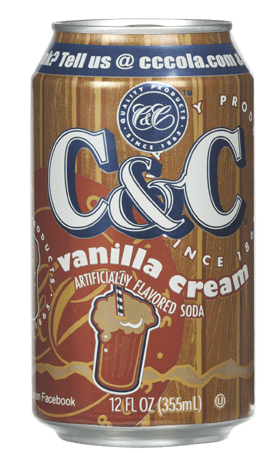 C&C Soda Vanilla Cream 355ml (US)