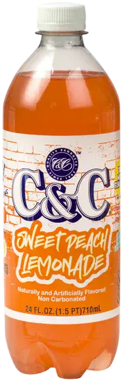 C&C Sweet Peach Lemonade Bottle 710ml  (US)