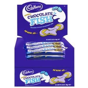 Cadbury Chocolate Fish (20g)  ( New Zealand )