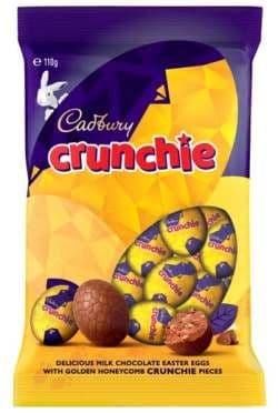 Cadbury Crunchie Egg Bag (110g)  Bag ( Australian )
