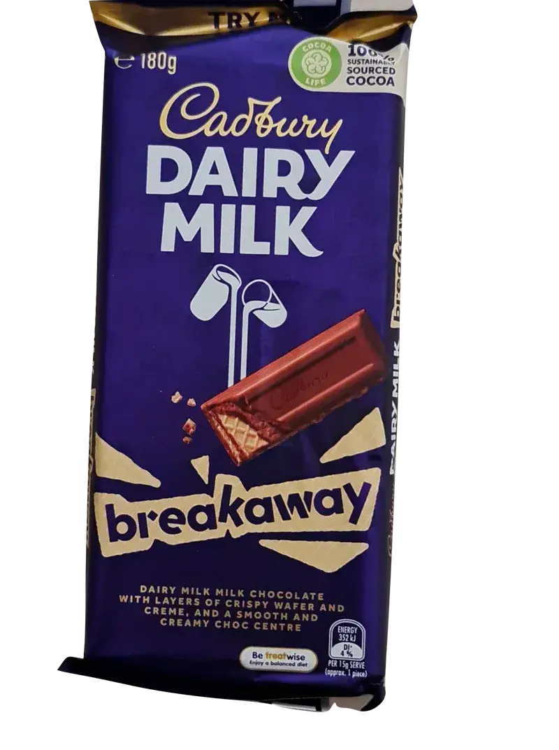 Cadbury Dairy Milk Breakaway 180g ( Australia )