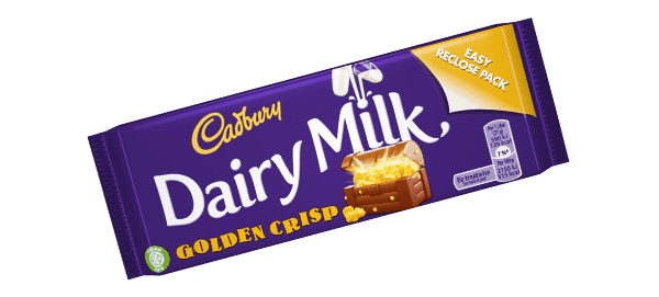 Cadbury Dairy Milk Golden Crisp 54g ( Ireland )