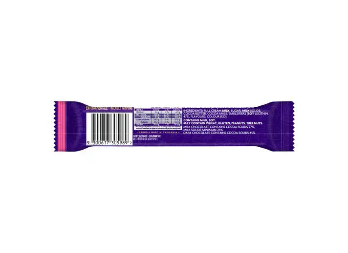 Cadbury Dairy Milk  Slices Raspberry 50g (  Australia )