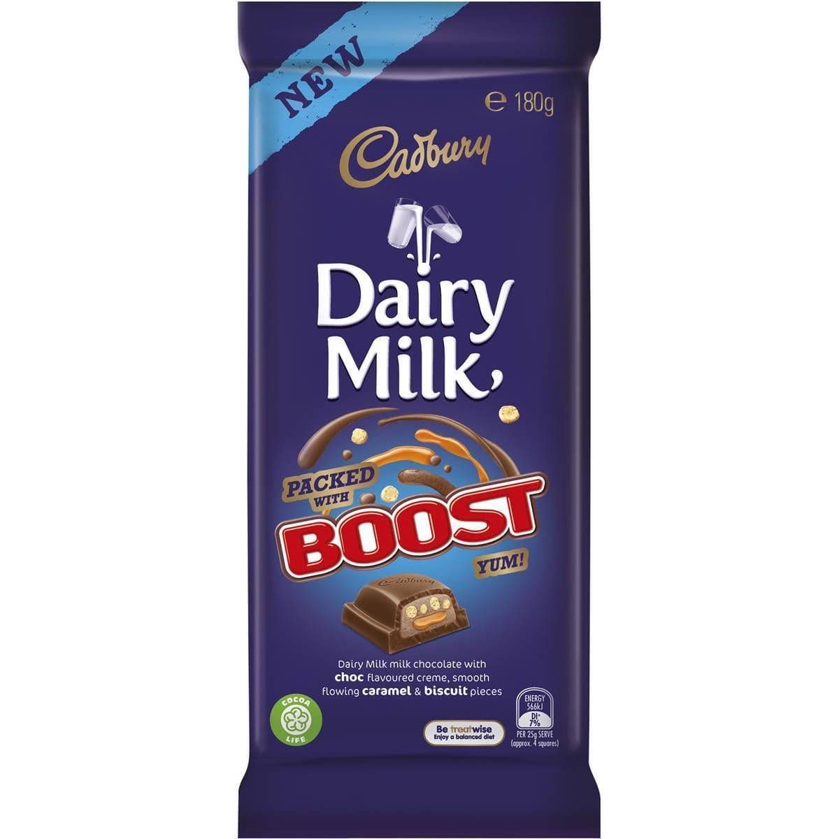 Cadbury Dairy Milk with Boost (162g) ( Australia )