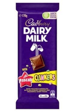 Cadbury Dairy Milk with Pascall Clinkers Block (170g)  ( Australia )