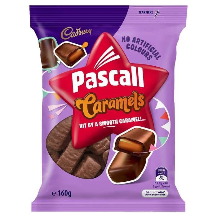 Cadbury Pascall Caramels (160g)  ( Australia )