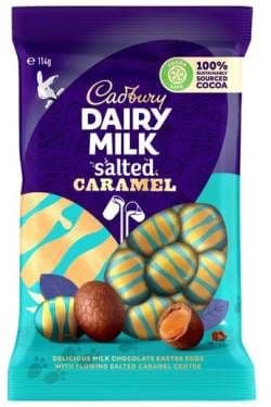 Cadbury Salted Caramel Egg Bag (114g)  Bag ( Australian )