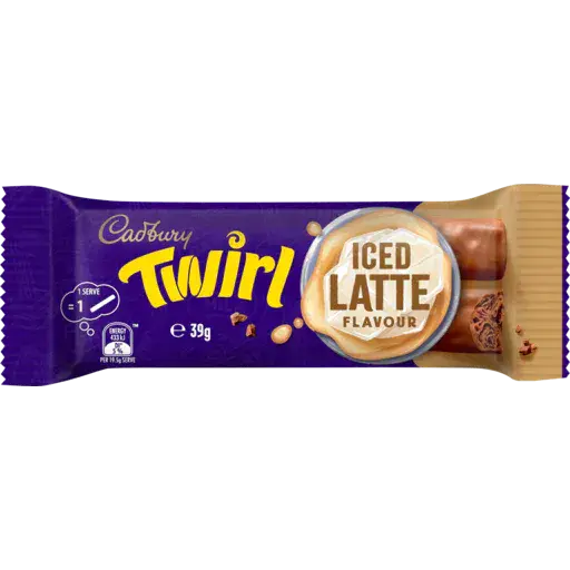 Cadbury Twirl Iced Latte 39g (Australia)