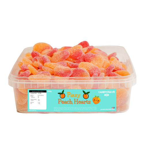 Candycrave Fizzy Peach Hearts ( UK )