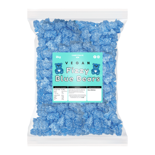 Candycrave Vegan Fizzy Blue Bears  ( UK )