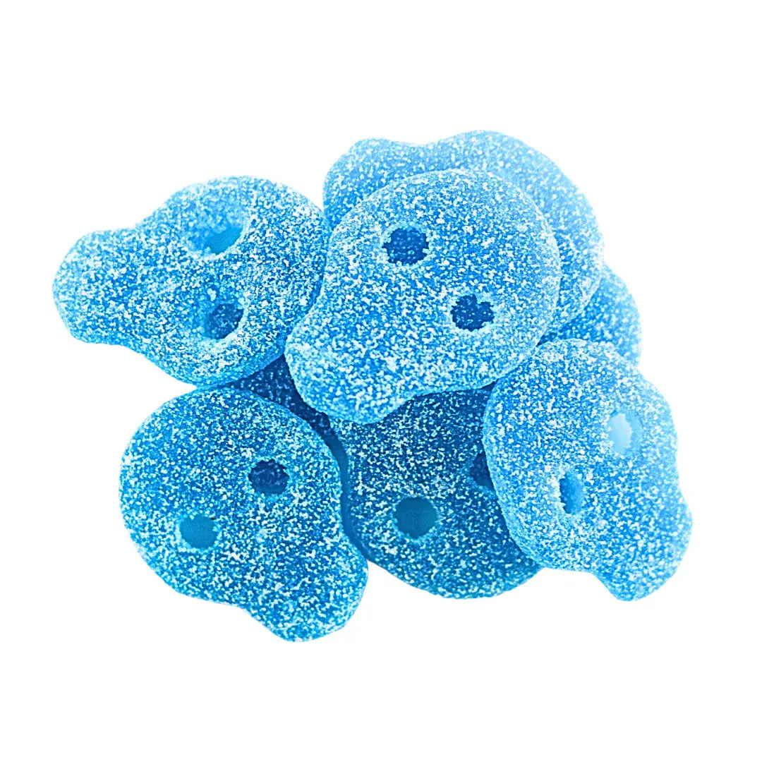 CandyCrave Vegan  Fizzy Blue Skulls  ( UK )