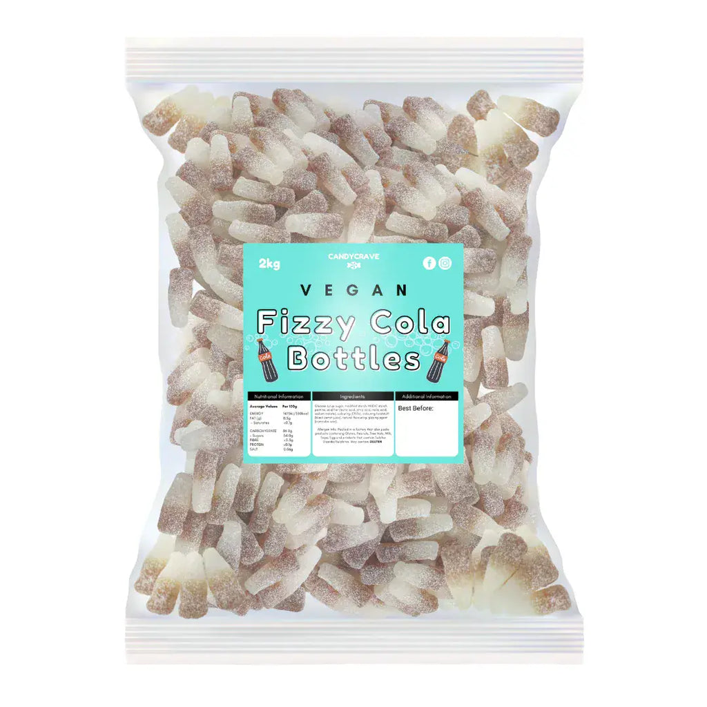Candycrave Vegan Fizzy Cola Bottles  ( UK )