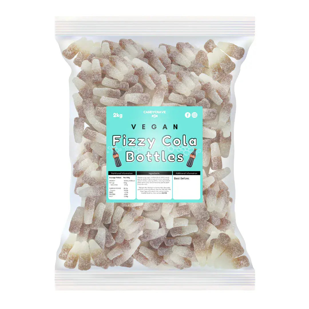 Candycrave Vegan Fizzy Cola Bottles  ( UK )