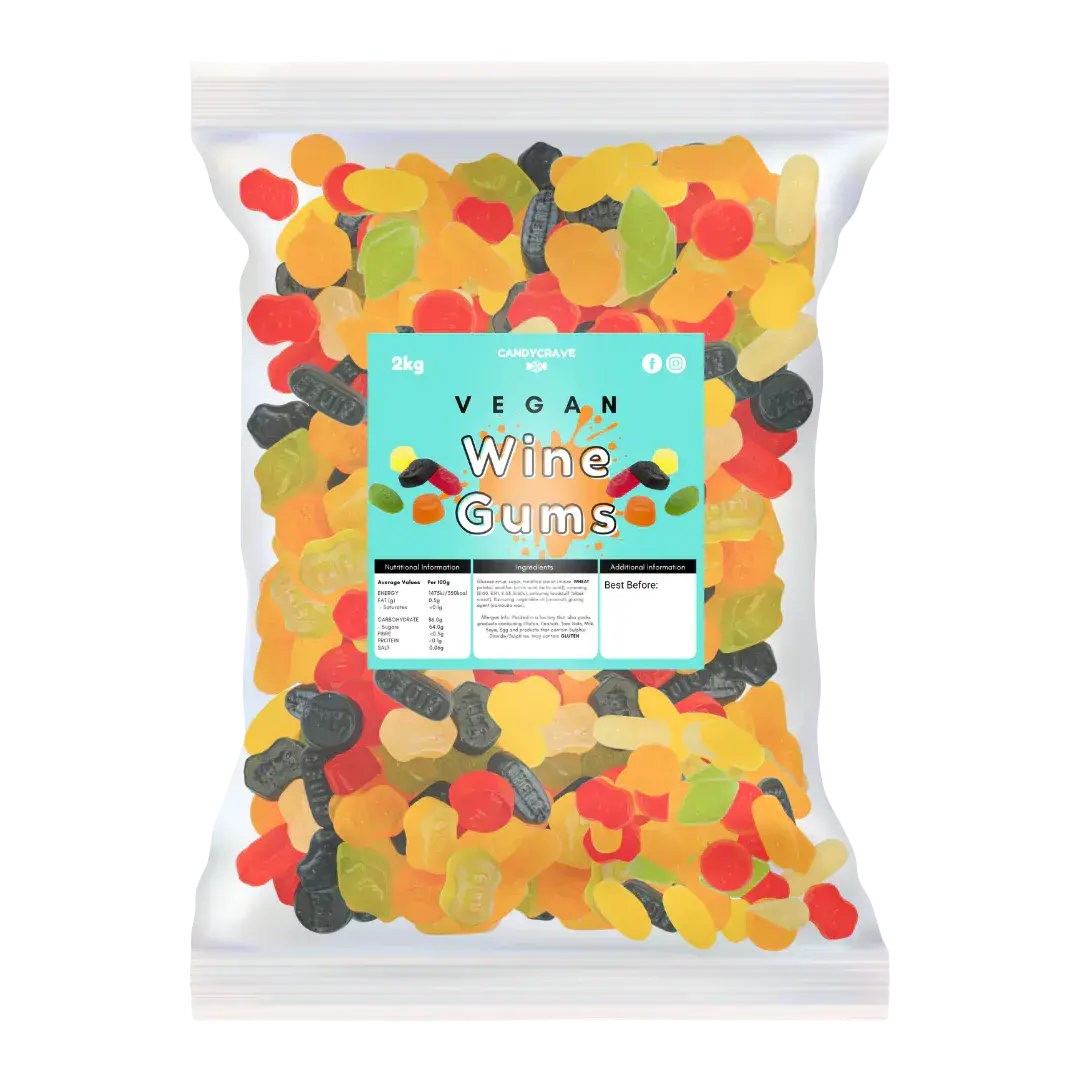 Candycrave Vegan Wine Gums ( UK )