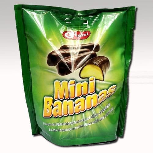 Carletti  Mini Bananas Share Bag 120g (  Danish  )