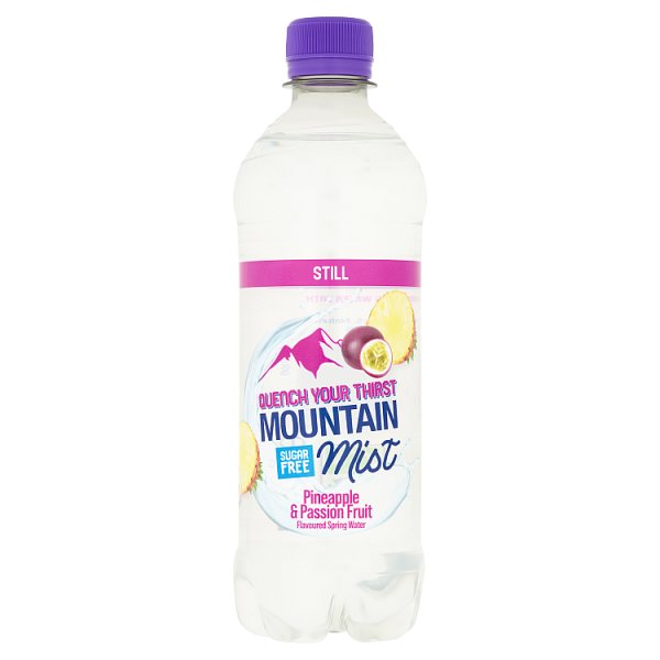 Mountain Mist Pineapple & Passion Fruit Flavoured Still Spring Water 500ml  ( UK )